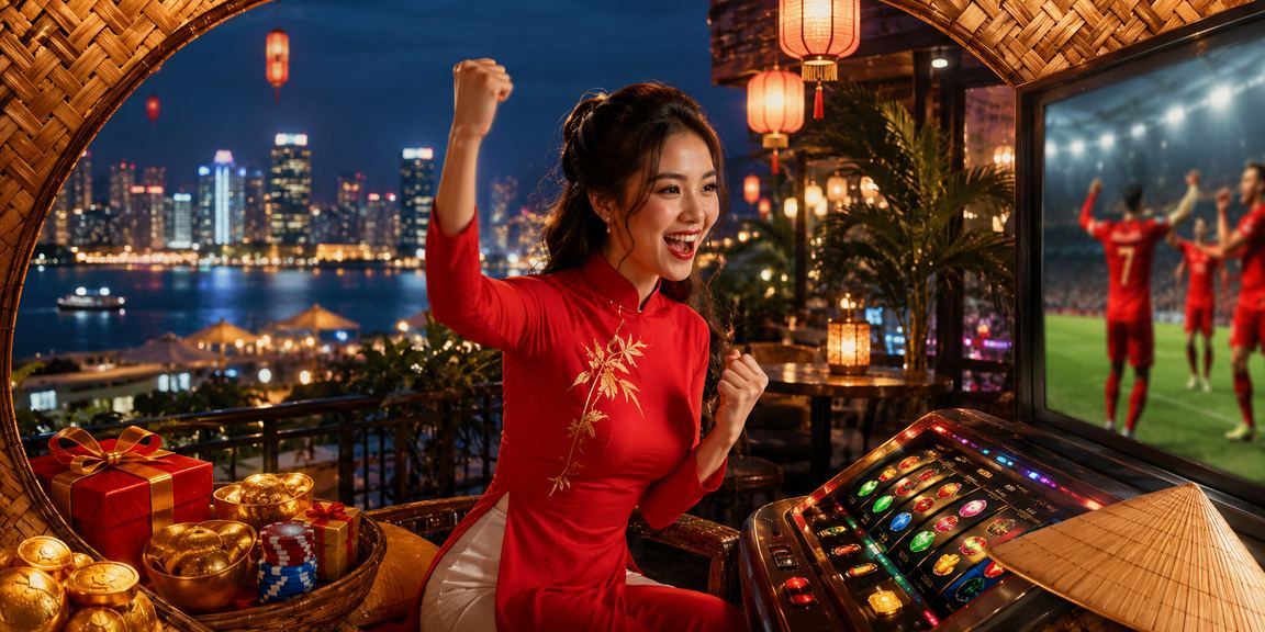 Người chơi tại Hà Nội trải nghiệm slot game trực tuyến với giao diện tiếng Việt hiện đại