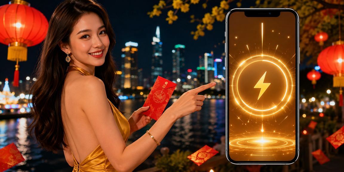 Người chơi tại TP.HCM nhận thưởng đỏ mừng dịp lễ hội trên nền tảng trực tuyến